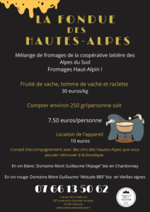 Fondue des Hautes Alpes