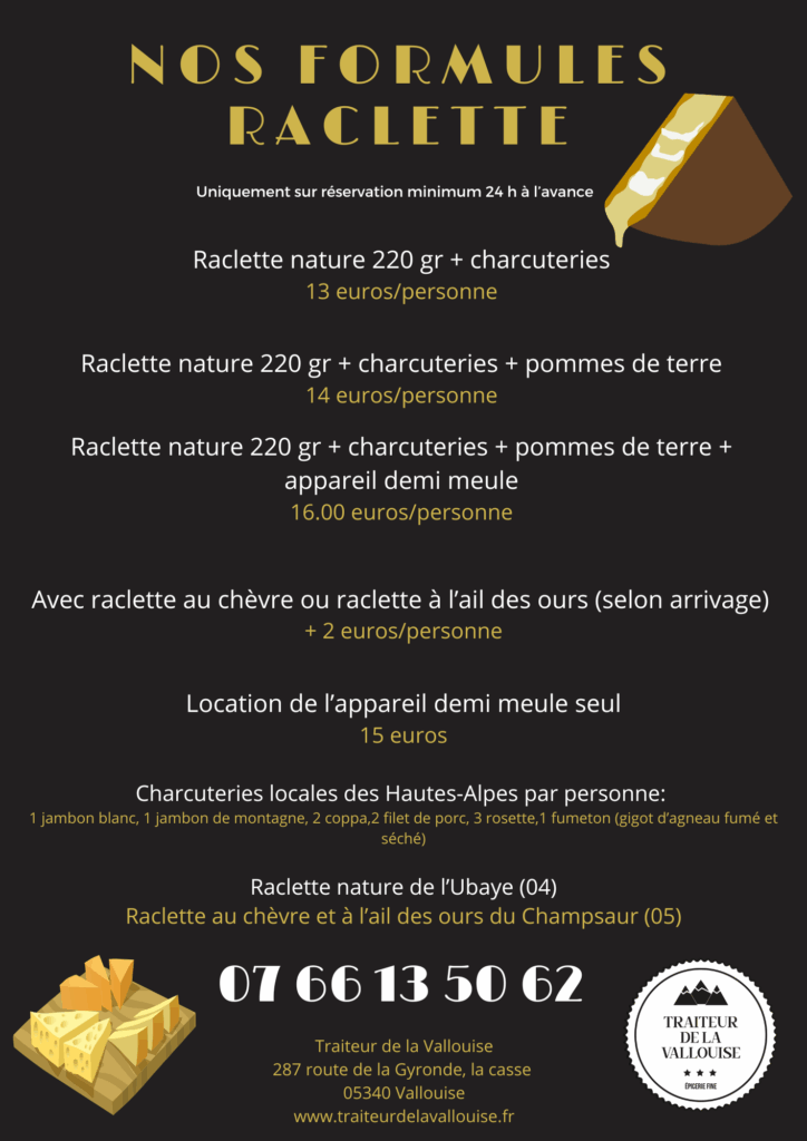 raclette vallouise