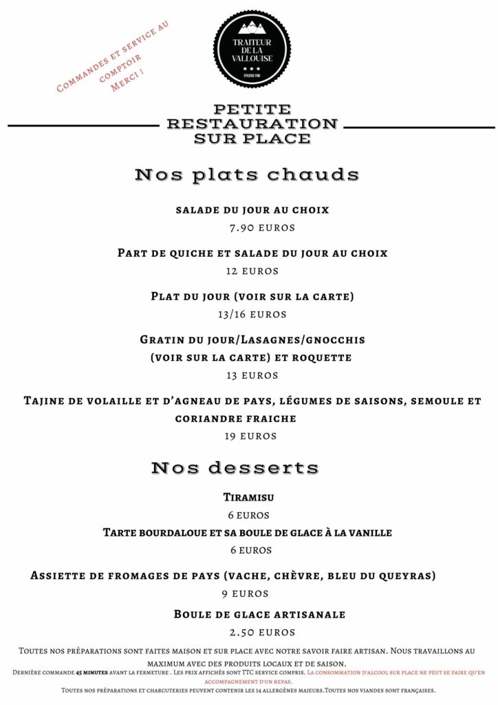 Restaurant vallouise